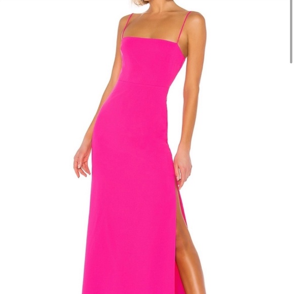 superdown Dresses & Skirts - NWT New REVOLVE Superdown Addison Pink Maxi Slit Dress 💕 size medium